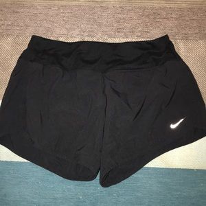 black nike shorts